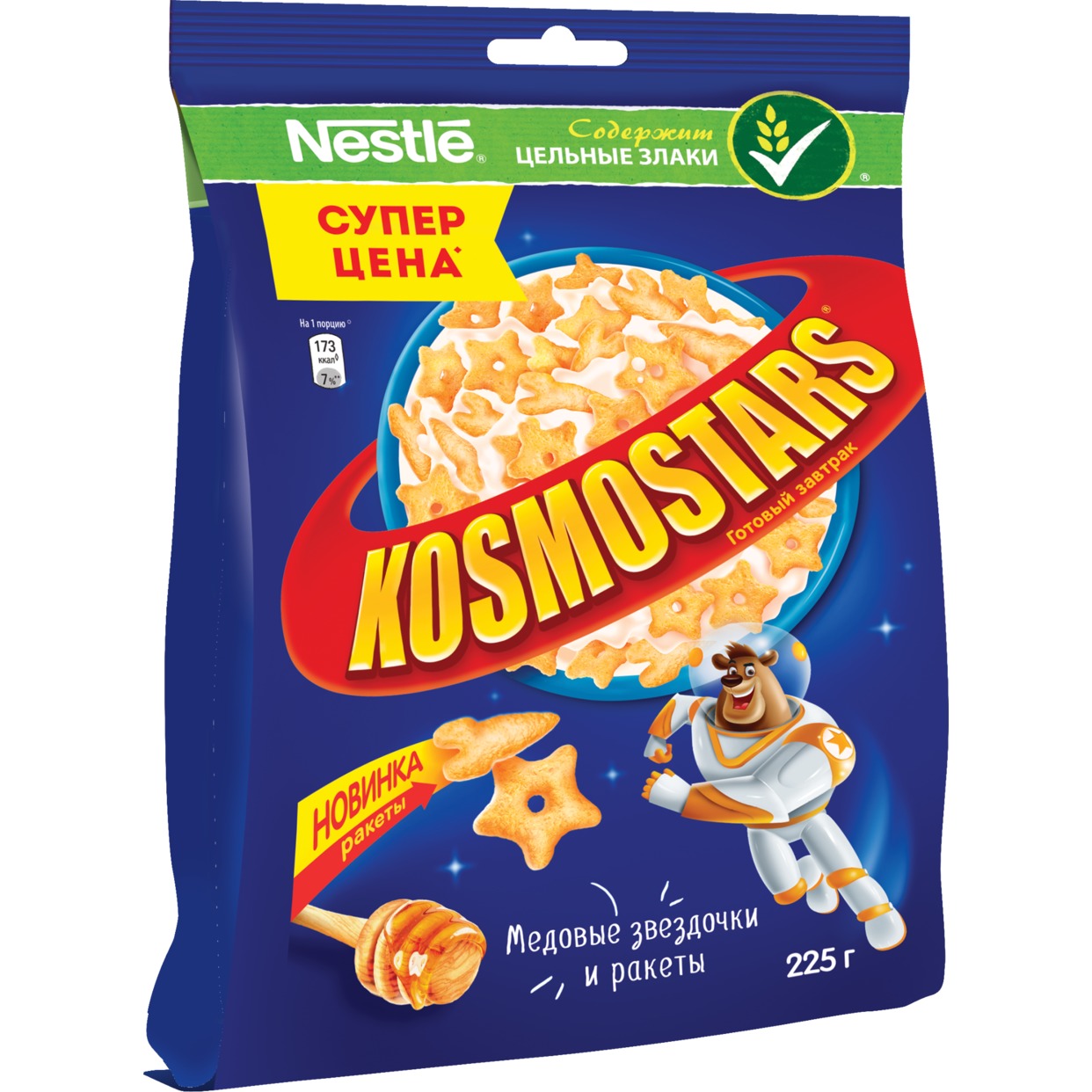 Завтрак Медовый, Kosmostars, 225 г по акции в Пятерочке
