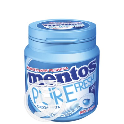Жевательная резинка "Mentos" Pure Fresh Свежая мята 100г
