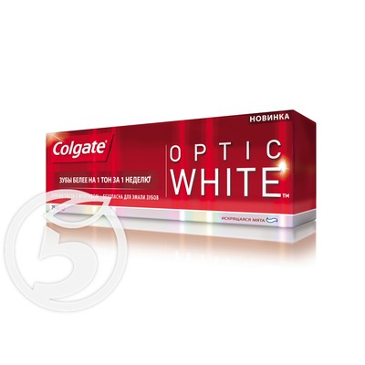 Зубная паста "Colgate" Optic White 75мл по акции в Пятерочке