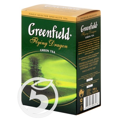Чай "Greenfield" Flying Dragon зеленый 100г по акции в Пятерочке