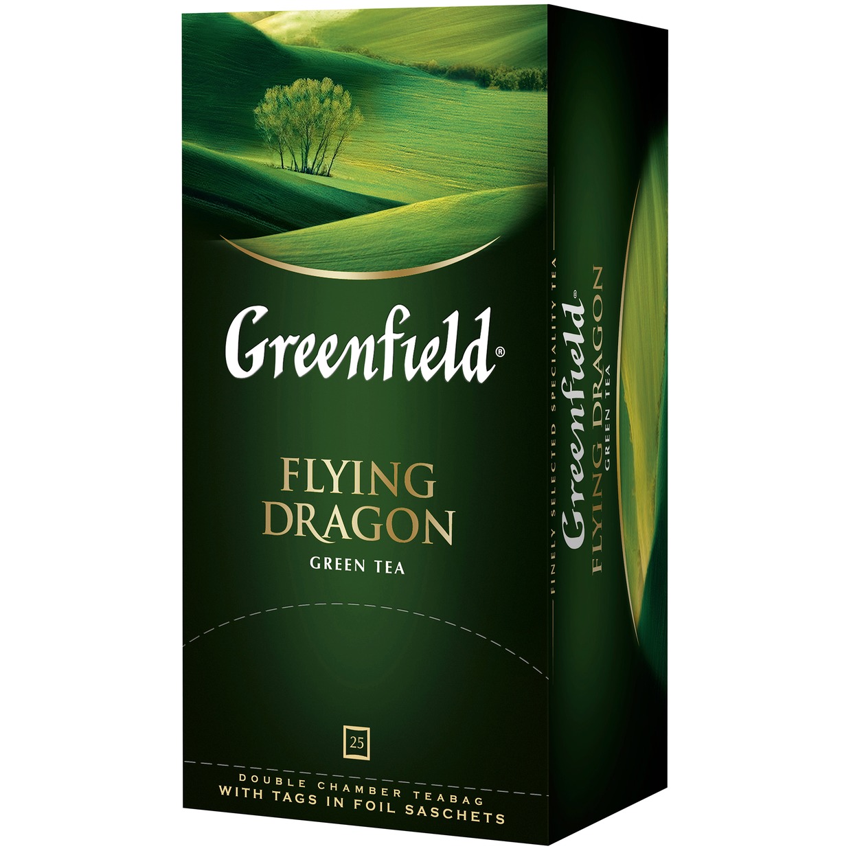 Чай "Greenfield" Flying Dragon зеленый 25пак*2г по акции в Пятерочке