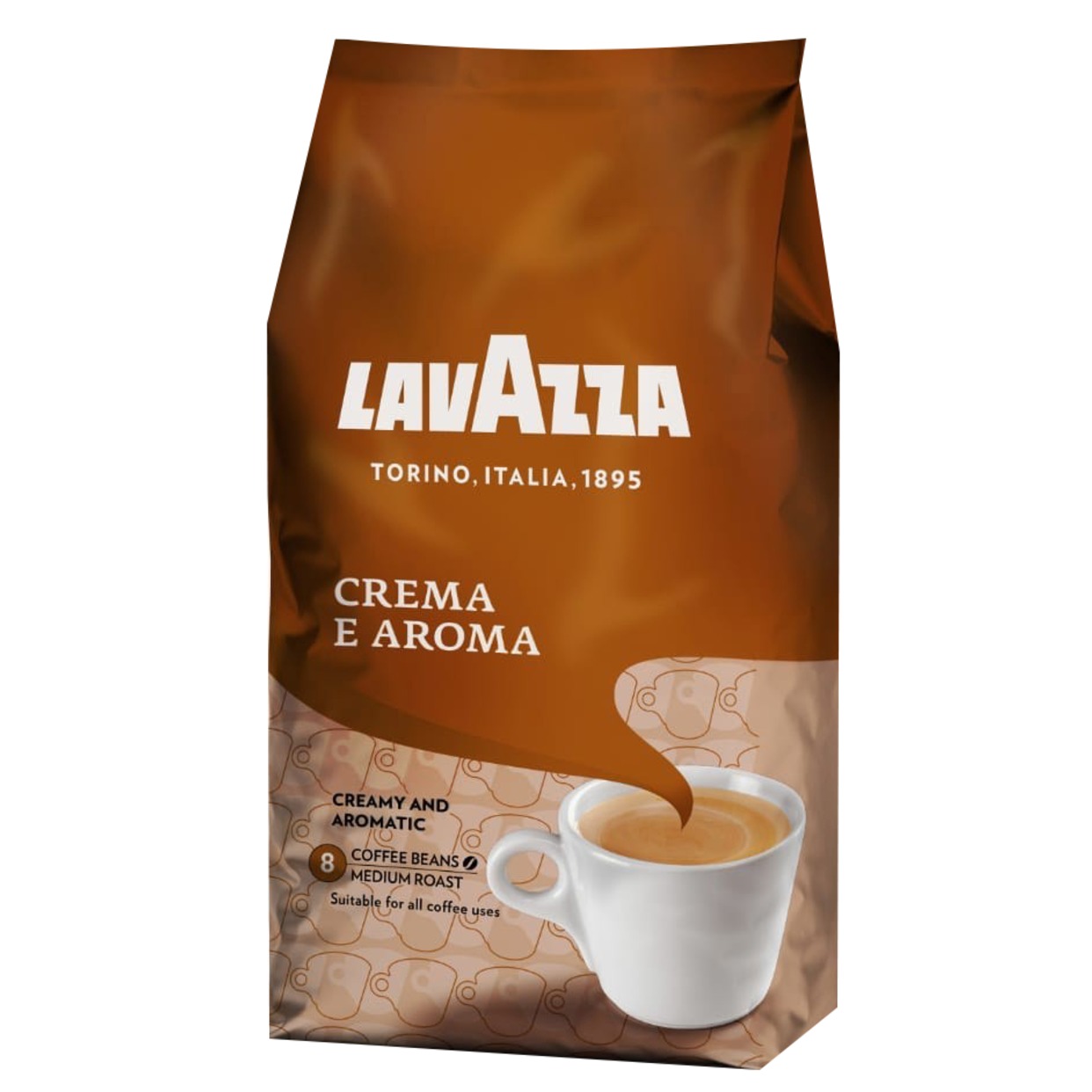 Кофе в зернах Lavazza Crema e Aroma 1кг по акции в Пятерочке