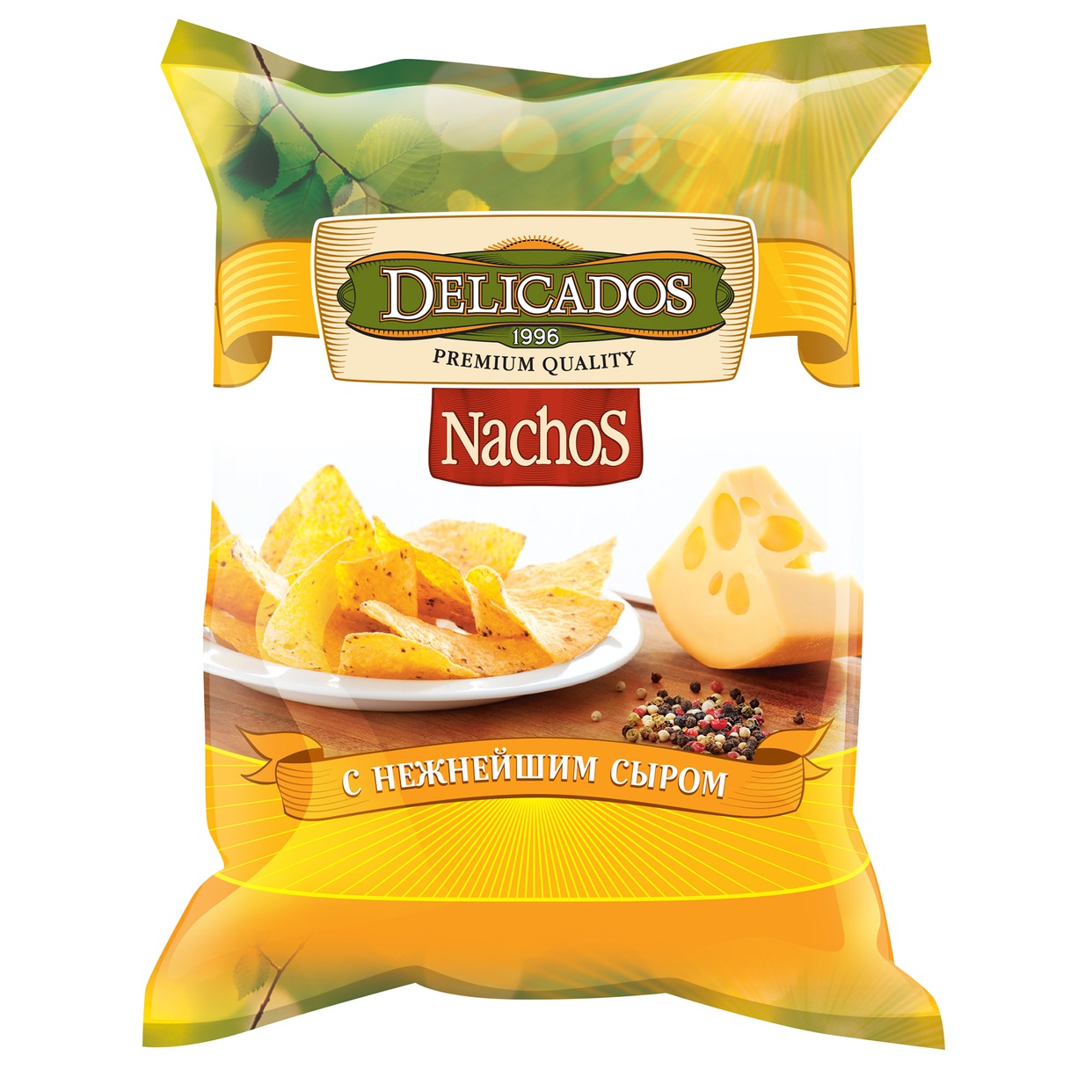 Акция в Пятерочке на Начос Delicados с нежнейшим сыром 150г