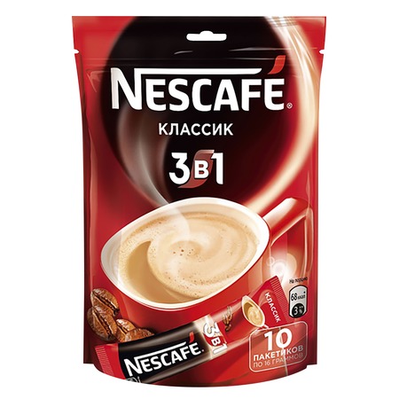 Напиток Nescafe, классический, 3в1, 160 г по акции в Пятерочке