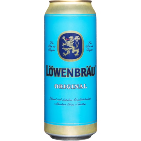 Акция в Пятерочке на Пиво Lowenbrau Original, светлое, 5,4%, 0,45 л