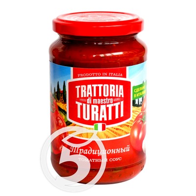 Акция в Пятерочке на Соус "Trattoria di Maestro Turatti" томатный Традиционный 350г