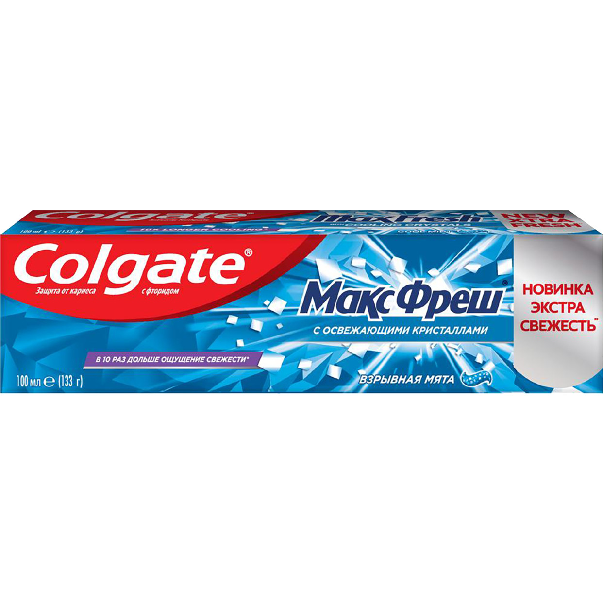 Зубная паста Colgate МаксФреш взрывная мята 100 мл по акции в Пятерочке